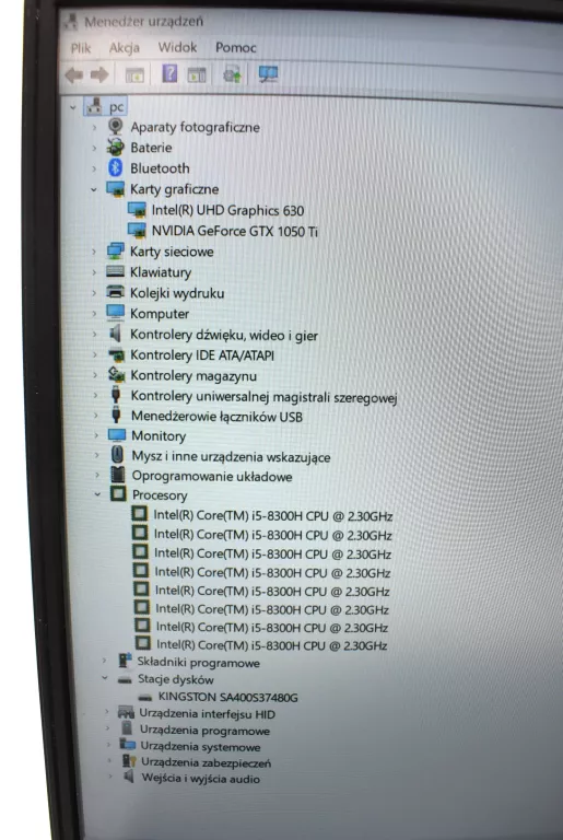 LAPTOP LENOVO LEGION Y530-15ICH I5-8300H/GTX1050TI/16GB RAM/500GB SSD