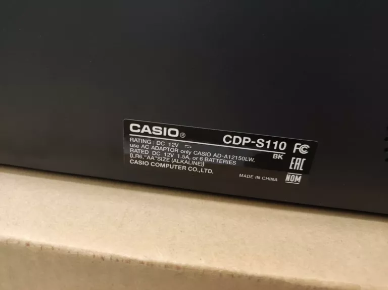 PIANINO CYFROWE CASIO CDP-S110 KOMPLET GWARANCJA