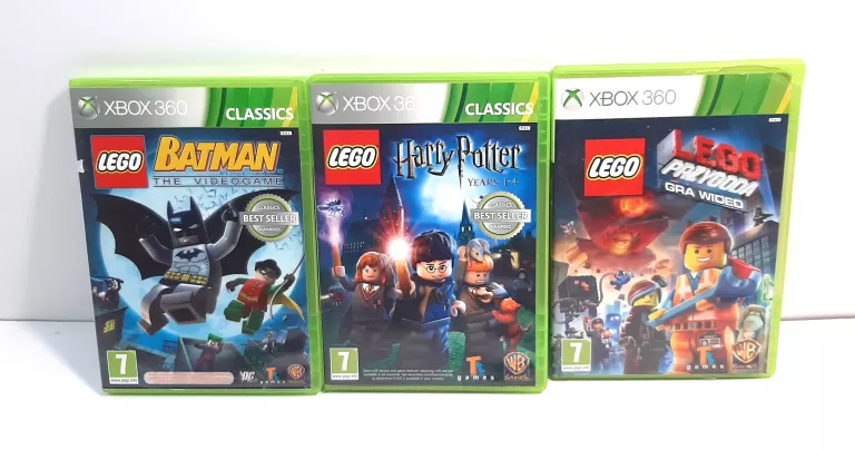 TRYLOGIA LEGO XBOX 360