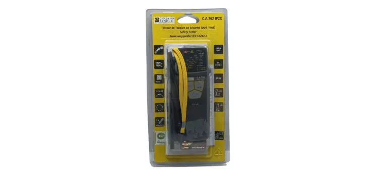 TESTER NAPIĘCIA CHAUVIN ARNOUX P01191762D C.A 762 Z KOŃCÓWKAMI KONTROLNYMI