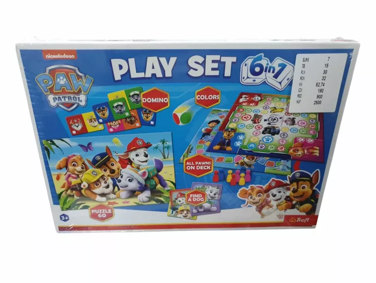 PSI PATROL TREFL ZESTAW GIER 6 W 1