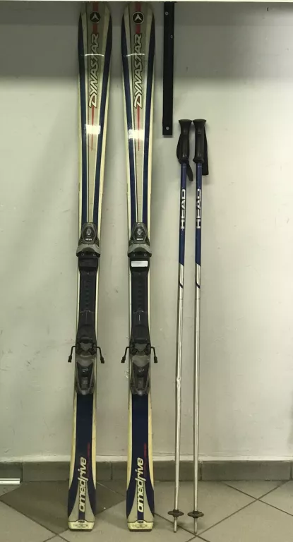 NARTY DYNASTAR 162 CM + 2 KIJE NARCIARSKIE HEAD