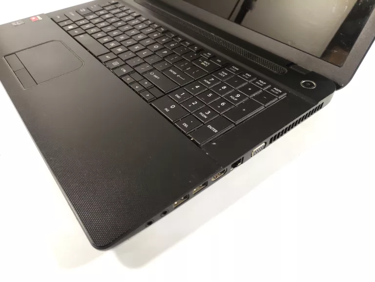 LAPTOP TOSHIBA C75D-B7260, ZASILACZ DZIAŁA TYLKO NA ŁADOWARCE