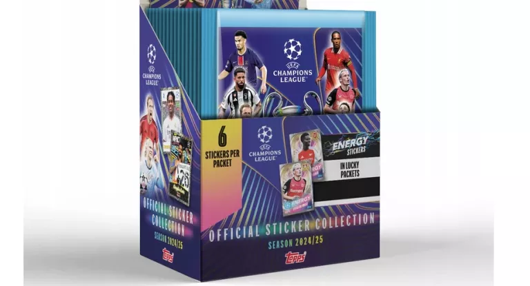 UEFA CHAMPIONS LEAGUE STICKER 2024/2025 BOX 51 SASZETEK