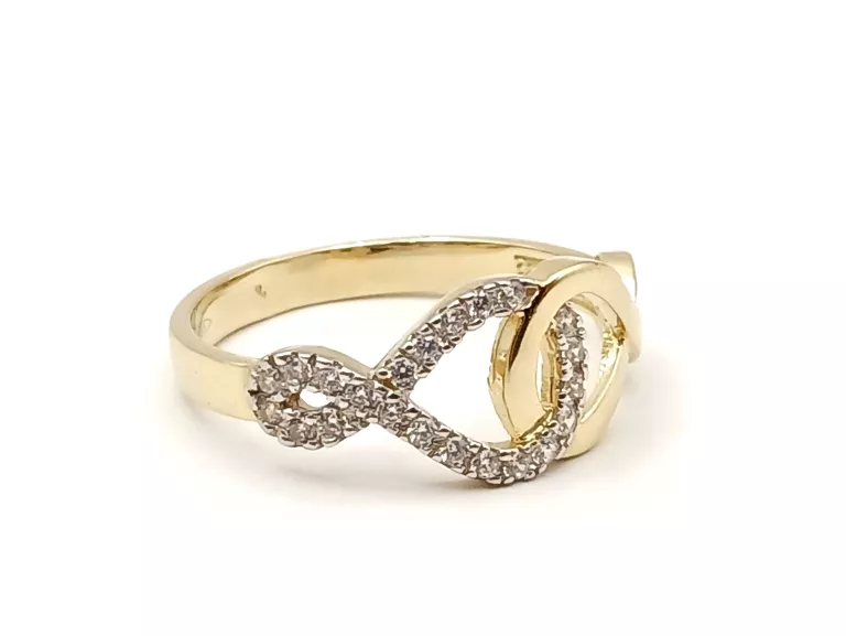 zloty-pierscionek-znak-nieskonczonosci-cyrkonie-585-259g-rozmiar-17-stan-11323-2