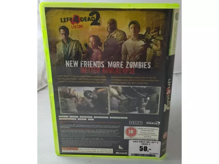 GRA XBOX 360 LEFT 4 DEAD 2