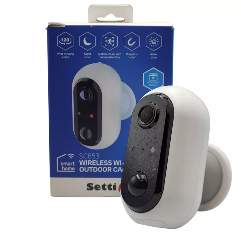 KAMERA BATERYJNA 2K SETTI+ SC853 ZEWNĘTRZNA / WEWNĘTRZNA, WI-FI