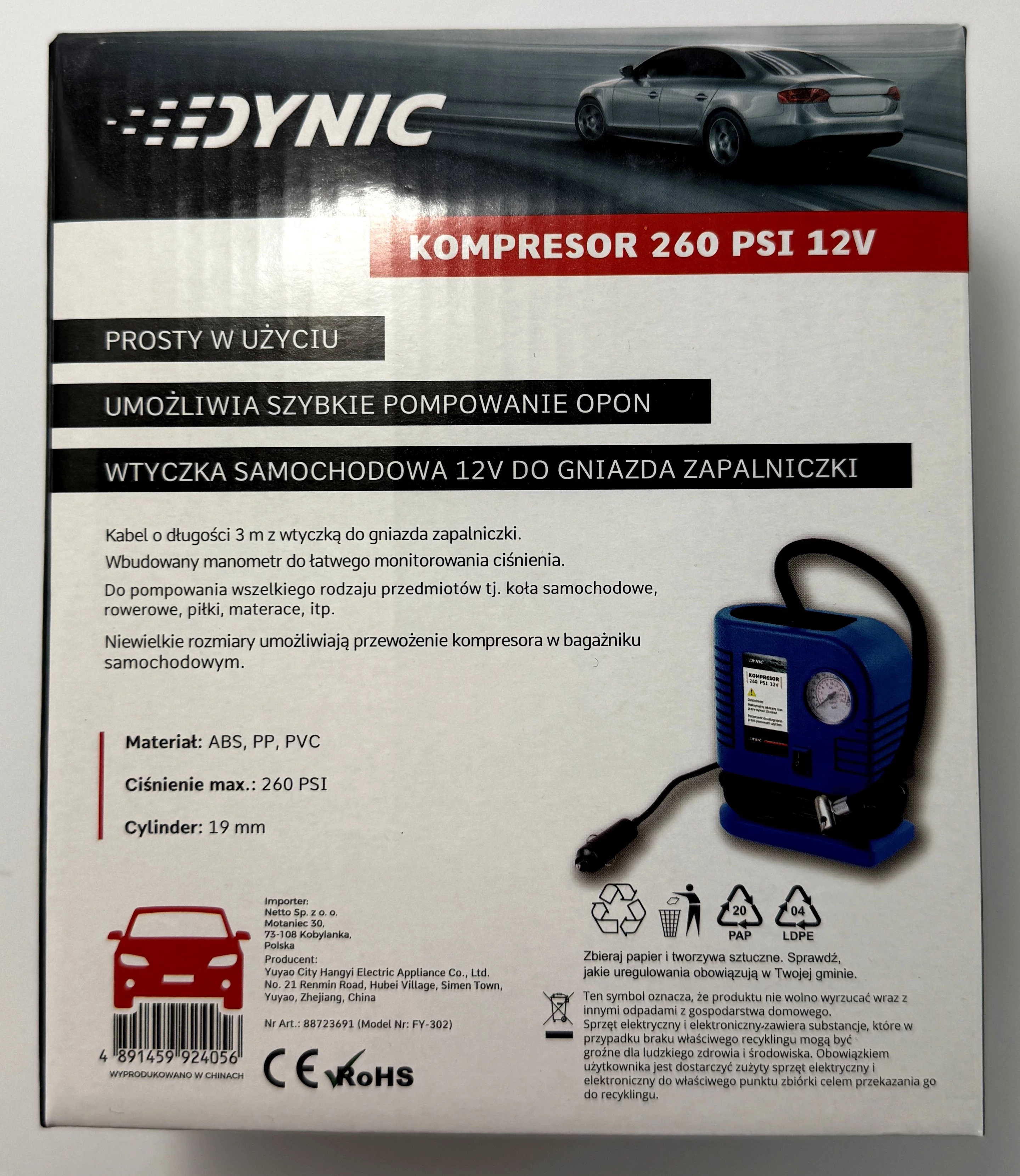 kompresor-samochodowy-dynic-260-psi-12v-ean-gtin-5907621801618