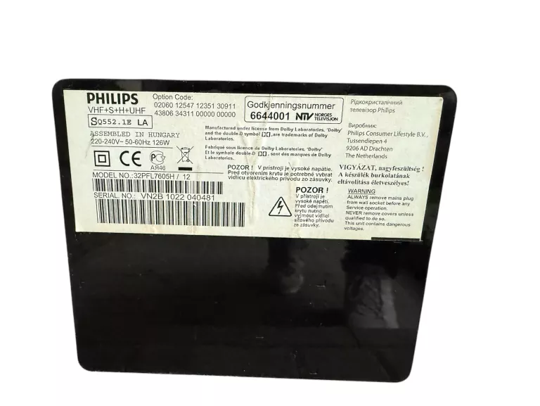 TELEWIZOR PHILIPS 32PFL