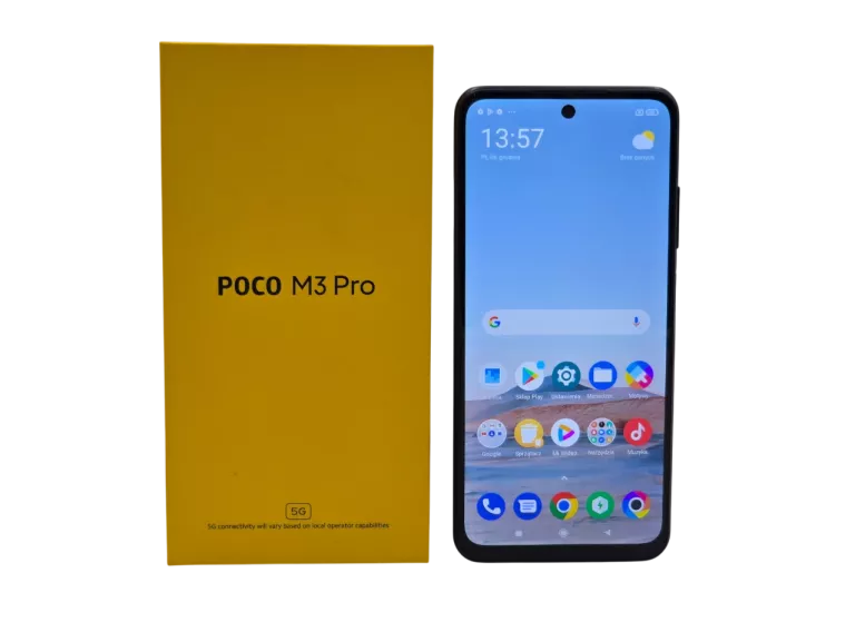 TELEFON XIAOMI POCO M3 PRO 5G 6,5" 4/64GB 90HZ 5000MAH CZARNY