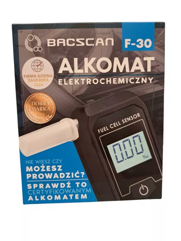 ALKOMAT BACSCAN F-30 + USTNIKI + KALIBRACJE