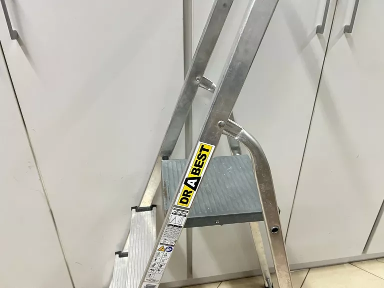 DRABINA DRABEST HOME ALUMINIOWA 4 STOPNIE 125 KG