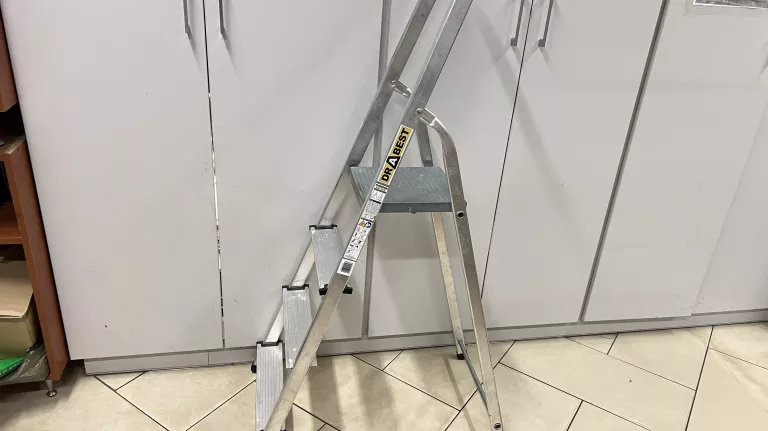 DRABINA DRABEST HOME ALUMINIOWA 4 STOPNIE 125 KG
