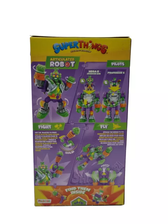 ROBOT SUPER ZINGS THINGS 10 SERIA SUPERBOT MEGA