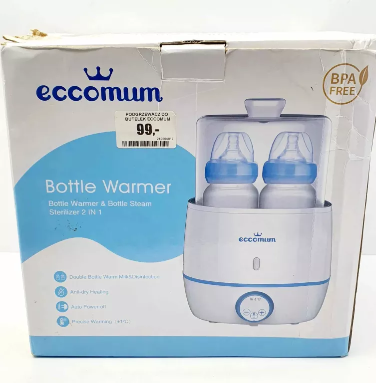 PODGRZEWACZ NA DWIE BUTELKI HB-055E ECCOMUM