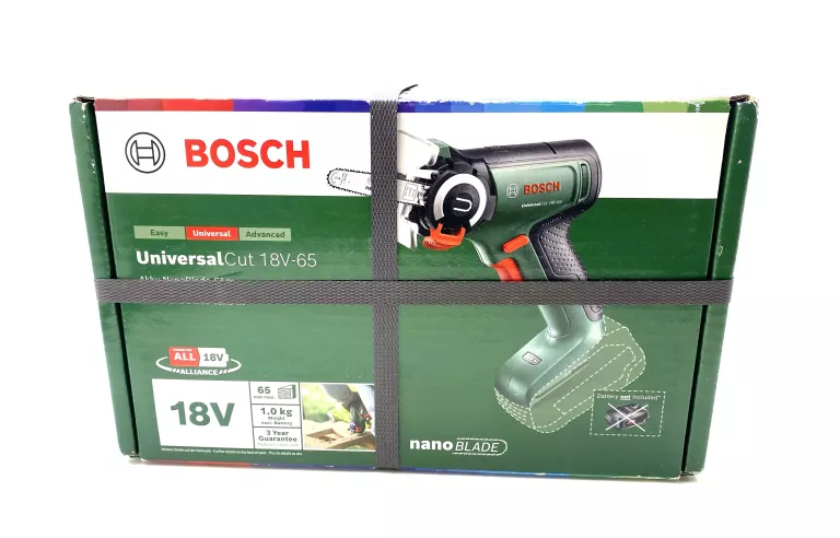 AKUMULATOROWA PIŁA BOSCH NANOBLADE UNIVERSALCUT 18V-65 BEZ AKUMULATORA