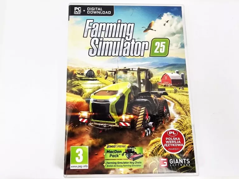 GRA NA PC - FARMING SIMULATOR 25 SYMULATOR FARMY 2025 PL PC | BRELOK