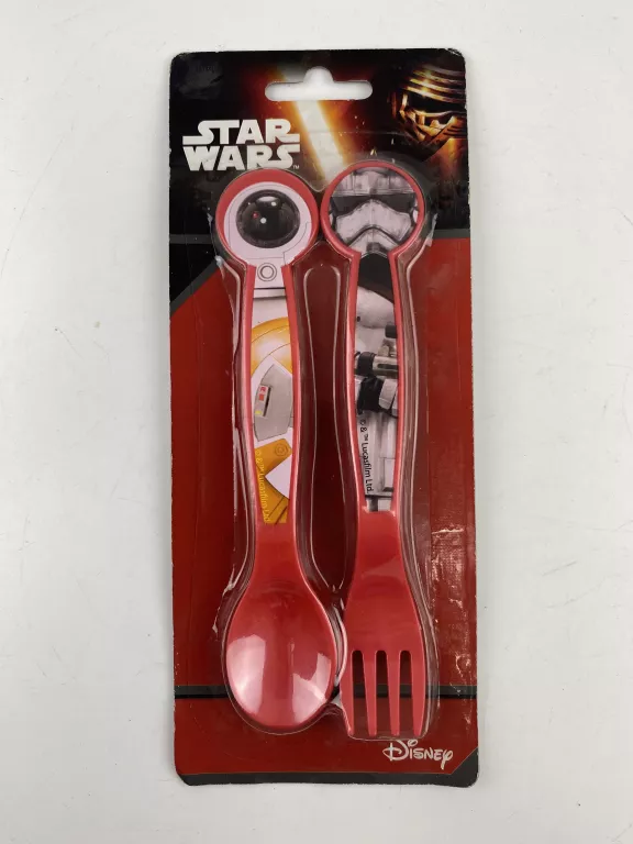 SZTUĆCE DLA DZIECI TWORZYWO SZTUCZNE STOR STAR WARS