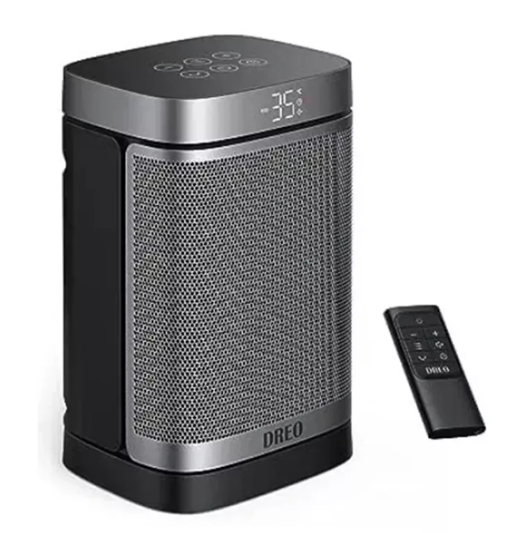 GRZEJNIK ELEKTRYCZNY CERAMICZNY DREO TERMOSTAT OBROTOWY WYŚWIETLACZ LCD
