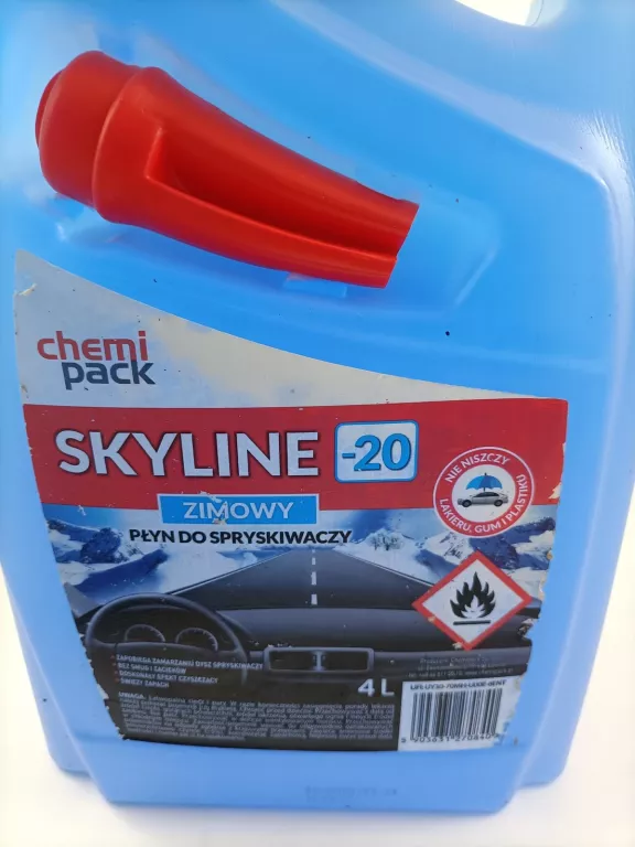 PŁYN ZIMOWY DO SPRYSKIWACZY SKYLINE 4L