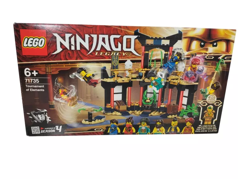 LEGO NINJAGO TURNIEJ ŻYWIOŁÓW 71735 BRAKUJĄCE ELEMENTY