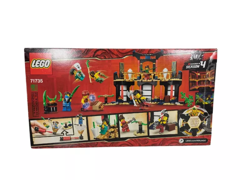 LEGO NINJAGO TURNIEJ ŻYWIOŁÓW 71735 BRAKUJĄCE ELEMENTY