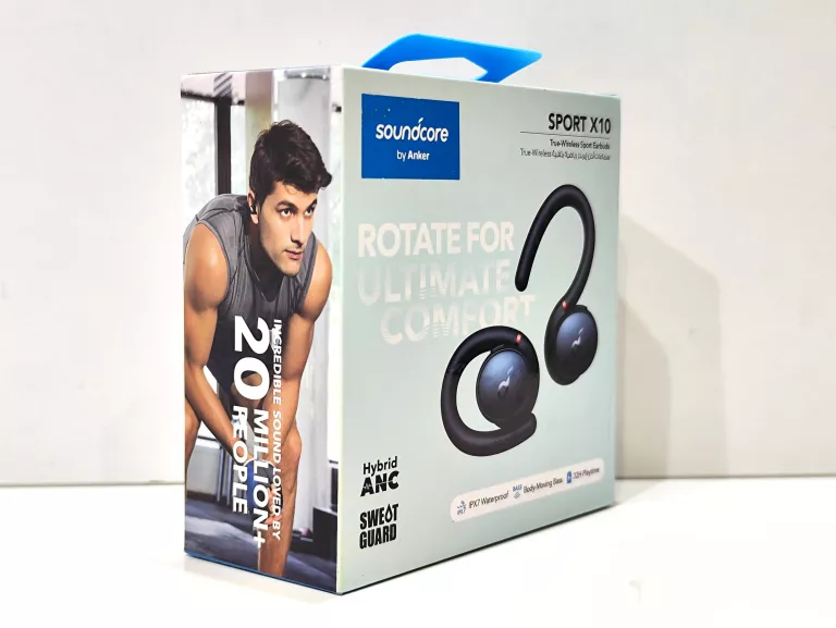 SŁUCHAWKI BEZPRZEWODOWE DOKANAŁOWE SOUNDCORE SPORT X10