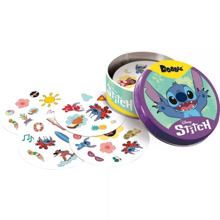 ŚWIETNA GRA DLA DZIECI REBEL DOBBLE DISNEY STITCH "ZNAJDŹ PARĘ!"