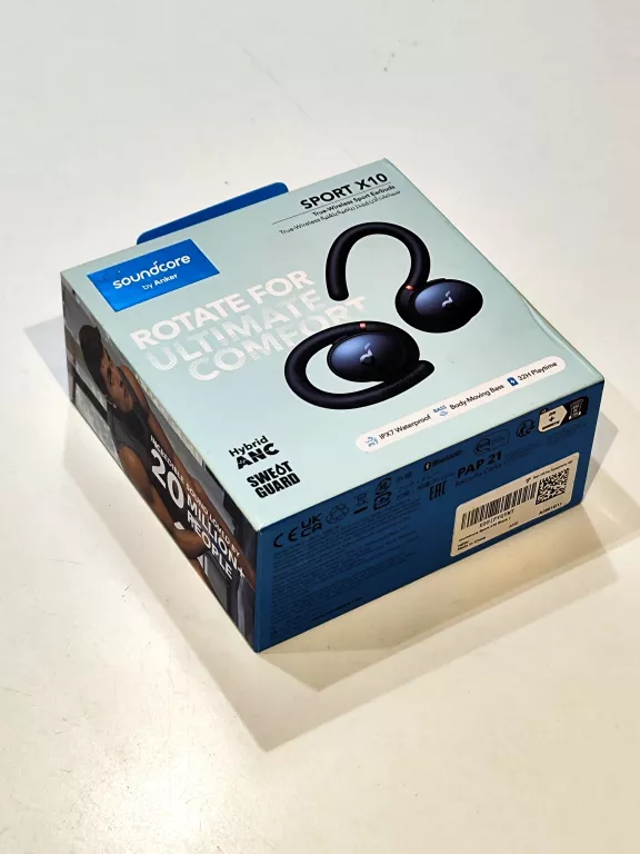 SŁUCHAWKI BEZPRZEWODOWE DOKANAŁOWE SOUNDCORE SPORT X10