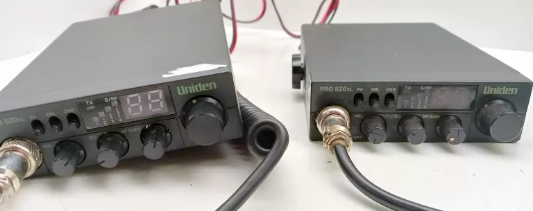 2X CB RADIO UNIDEN PRO 520 XL
