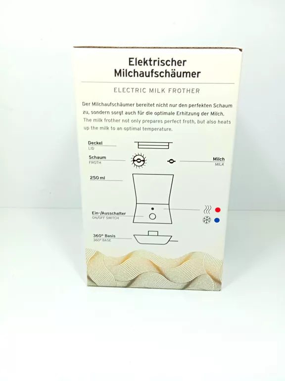 ELEKTRYCZNY SPIENIACZ DO MLEKA TCHIBO CZARNY 383129