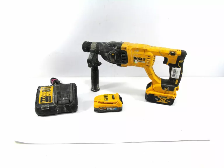 MŁOTOWIERTARKA DEWALT DCH133 + ŁAD + AKU 5AH + AKU 1,7AH