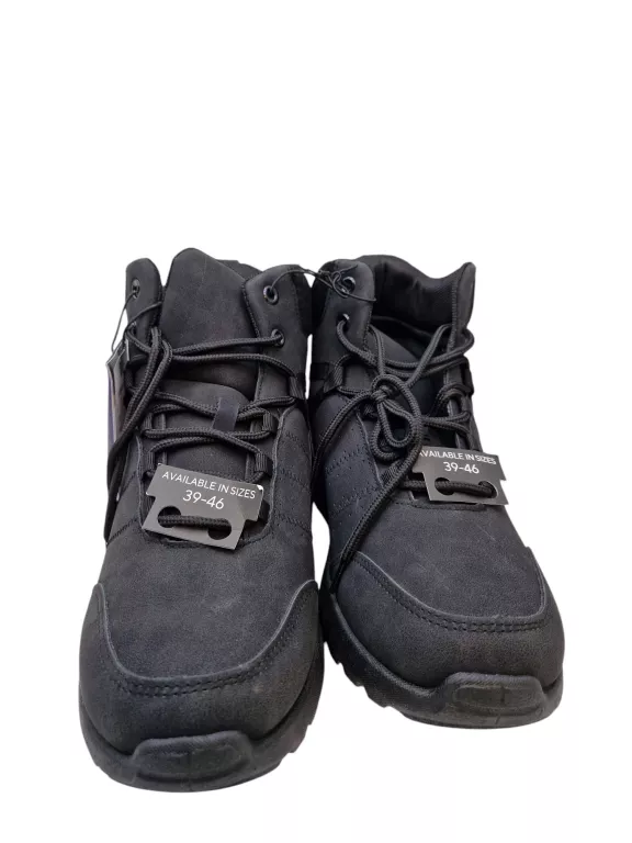 BUTY SINSAY R.42 CZARNE ZIMOWE