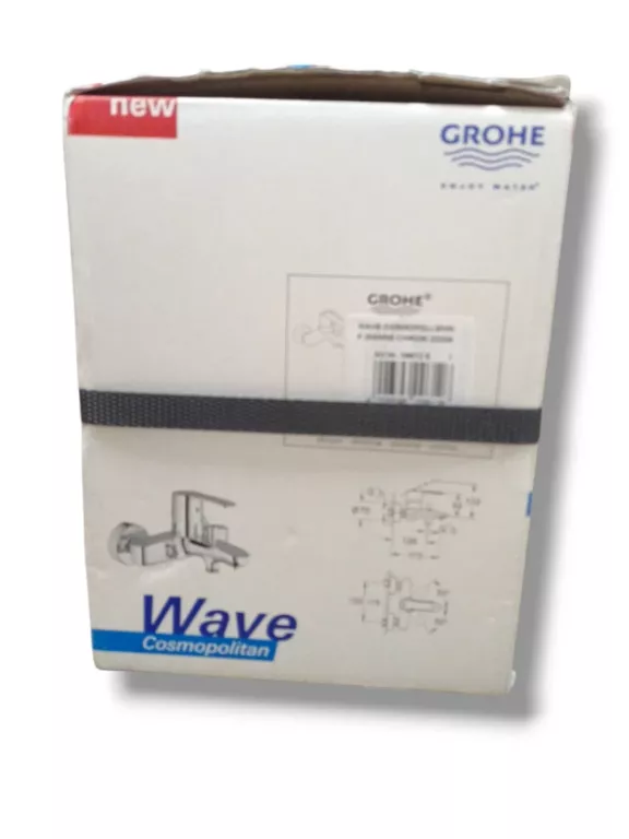 GROHE WAVE COSMOPOLITAN 23209 BATERIA WANNOWA PRYSZNICOWA