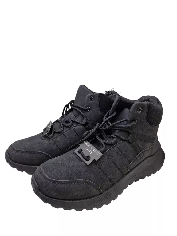 BUTY SINSAY R.42 CZARNE ZIMOWE