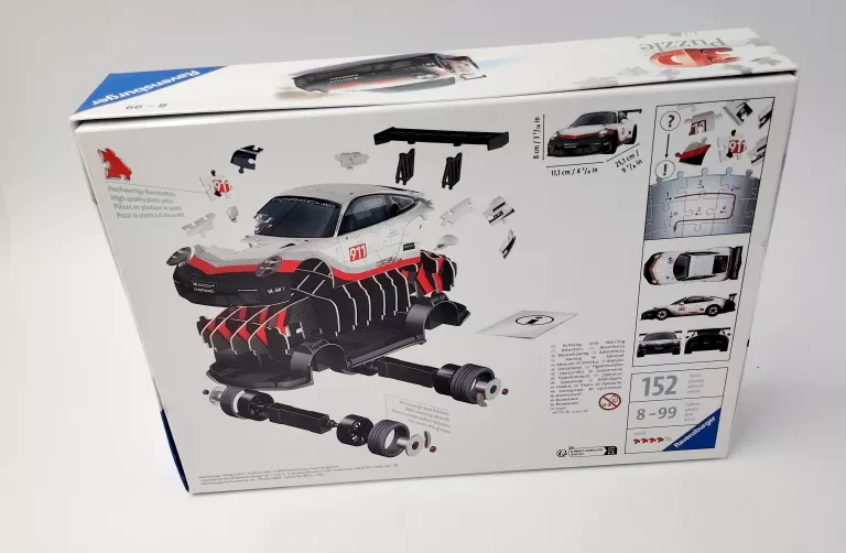 PUZZLE 3D RAVENSBURGER PORSCHE 911 GT3 CUP 152 EL.
