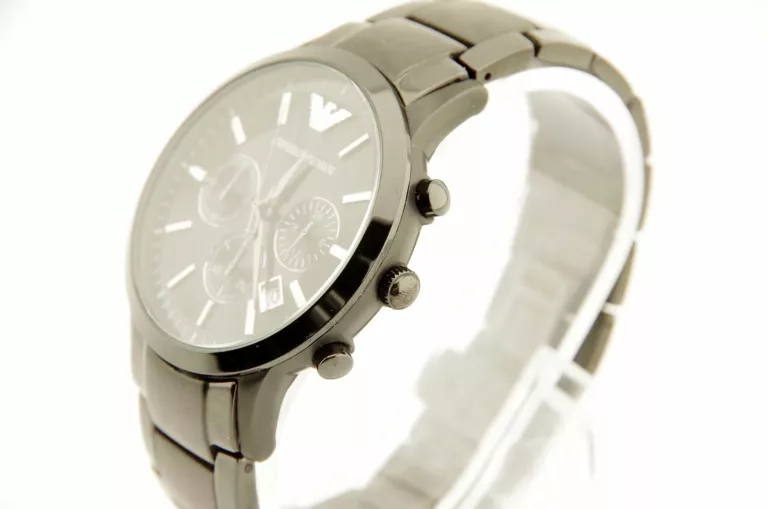 DUMNY ZEGAREK MĘSKI EMPORIO ARMANI AR2453 AR-2453 SUPER STAN CZARNY