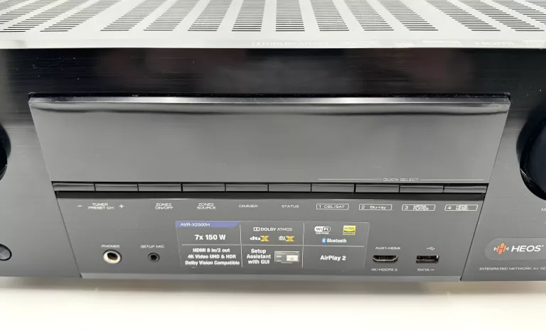 AMPLITUNER DENON AVR-X2500H + PILOT + OKABLOWANIE