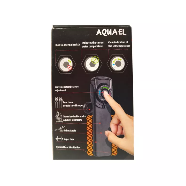 AQUAEL ULTRA HEATER 50W GRZAŁKA Z TERMOSTATEM DO AKWARIUM 15 - 50 L