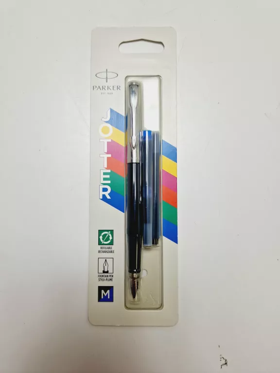 PIÓRO PARKER JOTTER ORGINALS SZKOLNE CZARNE PLUS NIEBIESKIE NABOJE PARKER