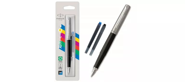 PIÓRO PARKER JOTTER ORGINALS SZKOLNE CZARNE PLUS NIEBIESKIE NABOJE PARKER