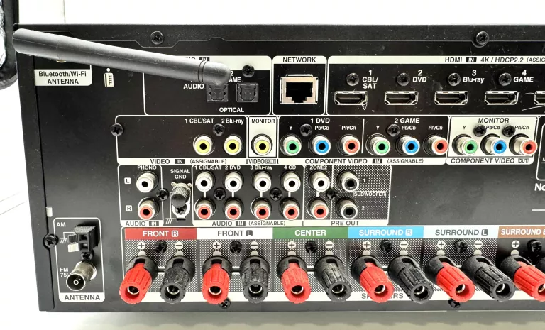 AMPLITUNER DENON AVR-X2500H + PILOT + OKABLOWANIE