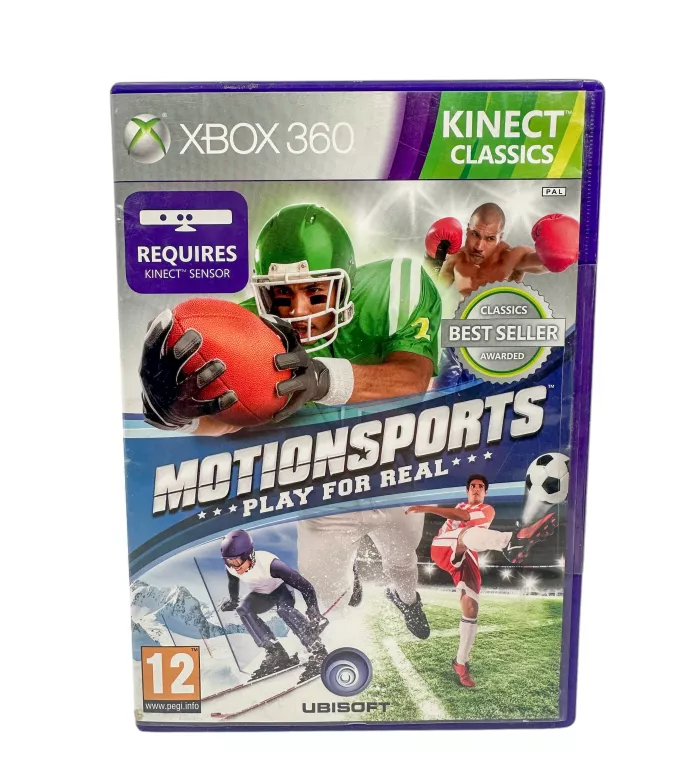 KINECT MOTIONSPORTS PLAY FOR REAL PUDEŁKOWA MICROSOFT XBOX 360
