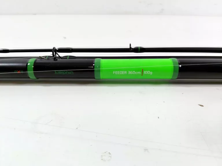 WĘDKA FEEDER DELPHIN WASABI NXT 300CM 100G 3-SKŁADY + KOŁOWROTEK
