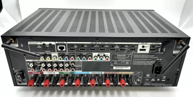 AMPLITUNER DENON AVR-X2500H + PILOT + OKABLOWANIE