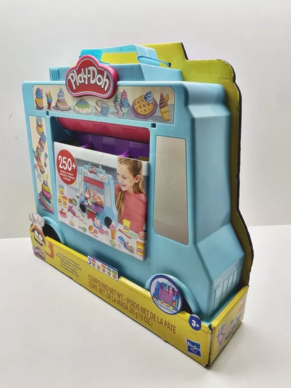 PLAYDOH F1390 CIASTOLINA ZESTAW CIĘŻARÓWKA Z LODAMI HASBRO LODZIARNIA