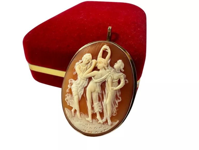 przepiekna-zlota-broszka-zawieszka-kamea-trzy-gracje-proby-585-modlinska-1a-nowy-dwor-maz-sj