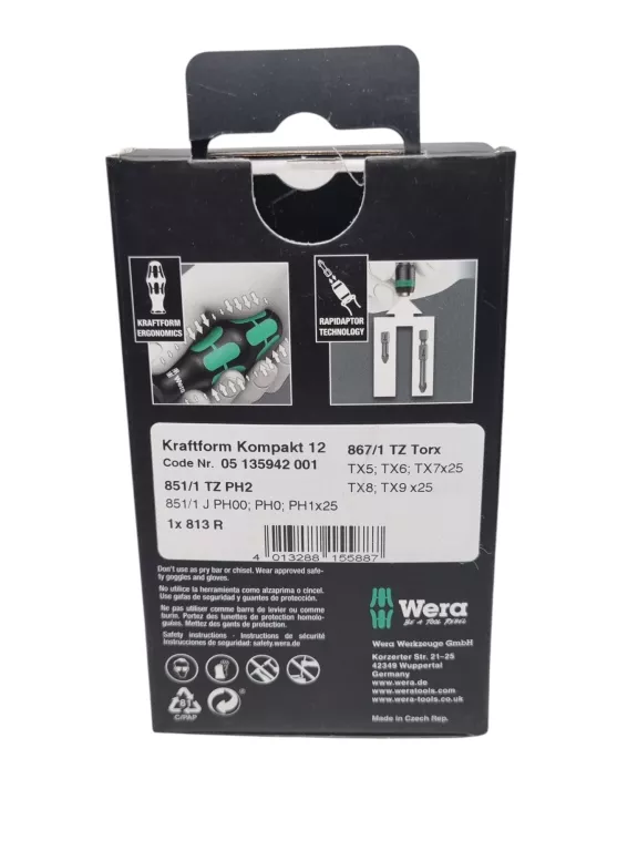 ZESTAW WKRĘTAKÓW WERA 05 135942 001 10 SZT