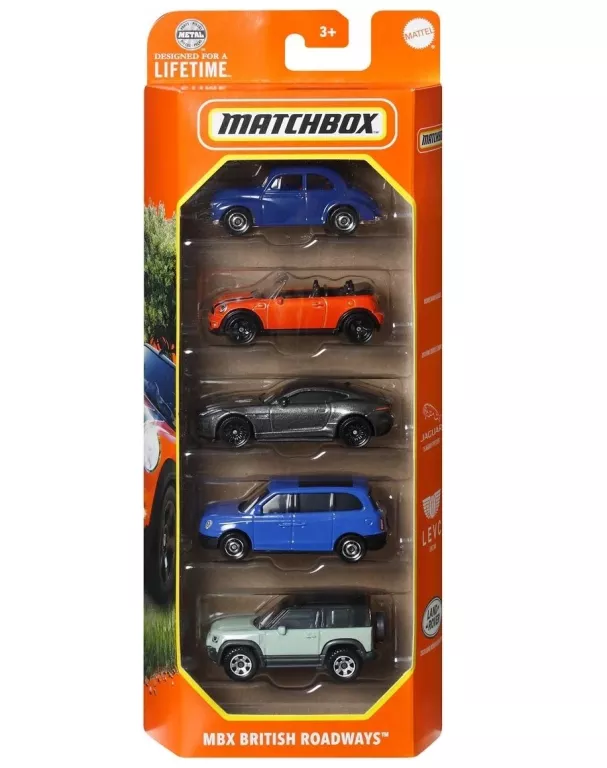 MATCHBOX PIĘCIOPAK ZESTAW 5 POJAZDÓW C1817