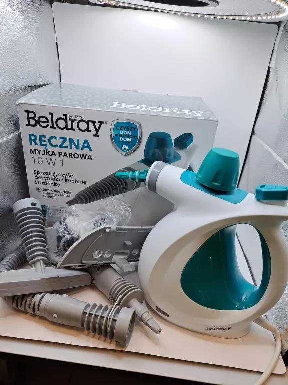 RĘCZNA MYJKA CIŚNIENIOWA BELDRAY 10W1 KOMPLET